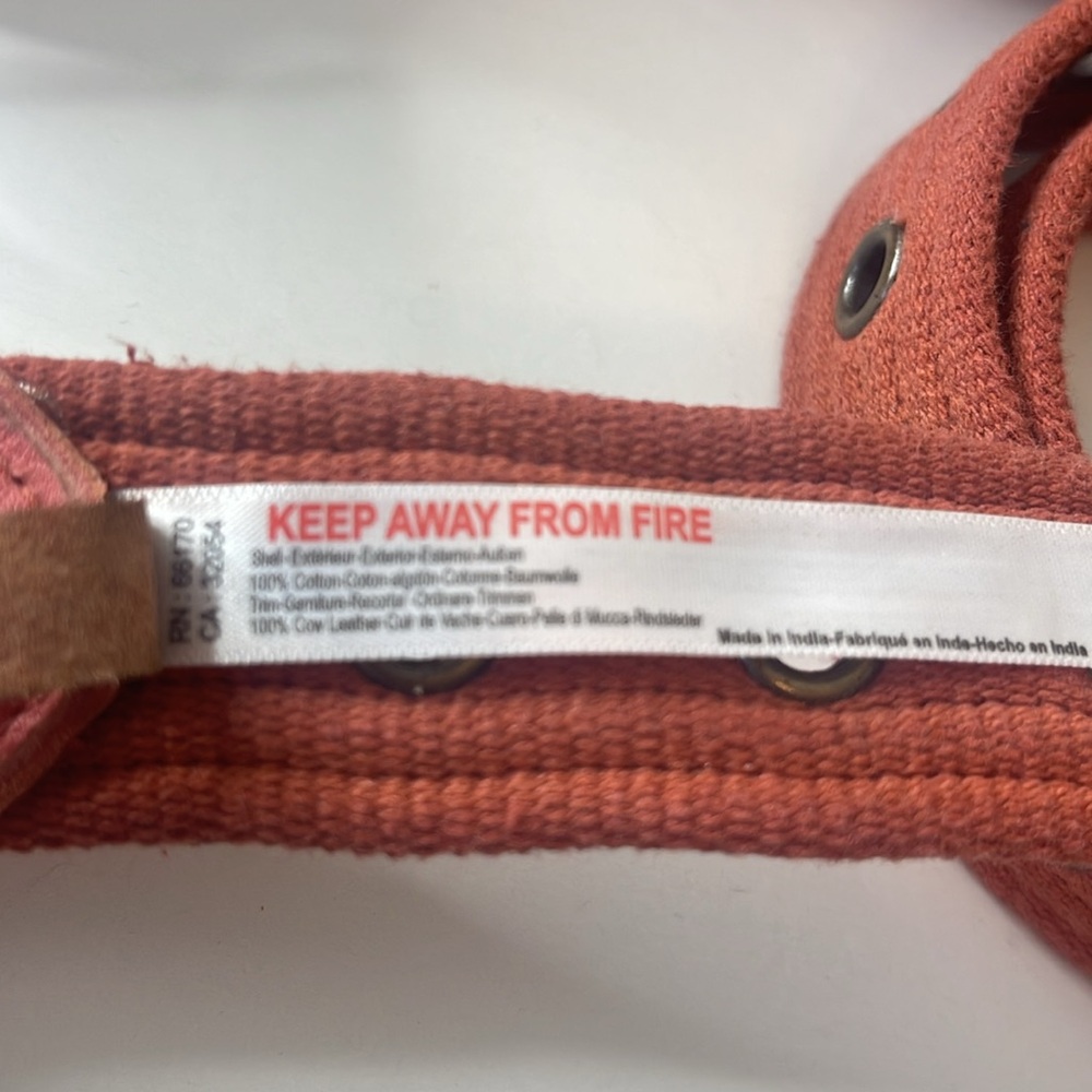 Free People Avril Grommet Belt Cinnamon / Rust Small / Medium - Picture 8 of 12